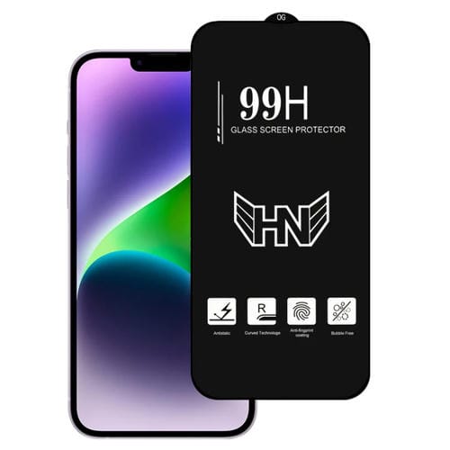 Película de Vidrio Templado para iPhone 15 Pantalla Completa Arco Grande Aluminio Alto - MOVILSTORE