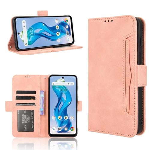 Funda de Piel Textura Becerro para ZTE Nubia S 5G A403Zt con Ranuras para Tarjetas (Rosa)