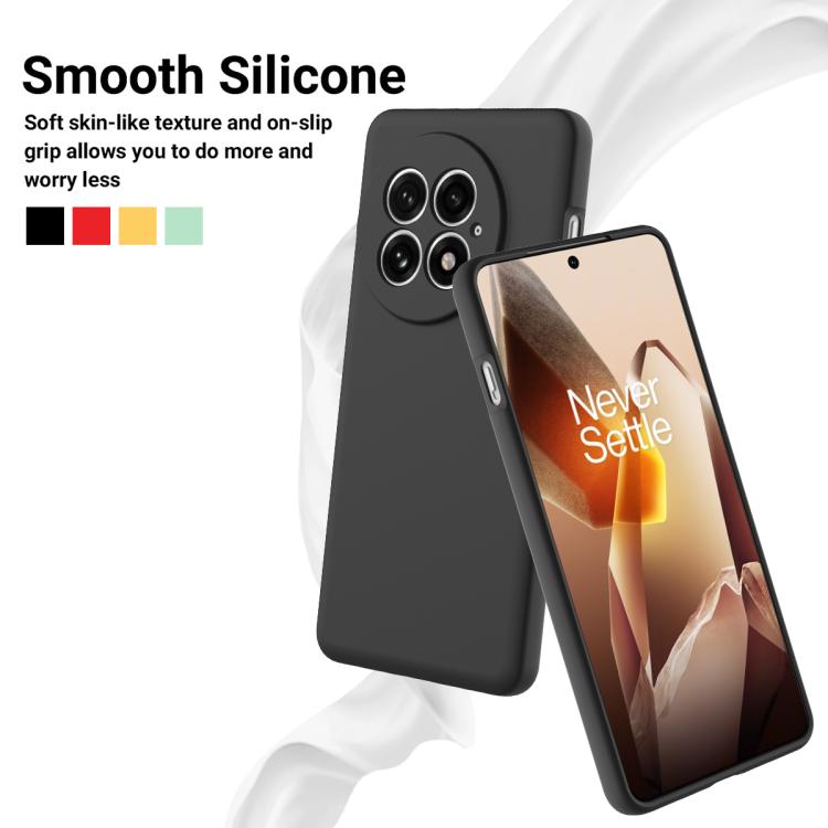 Funda Silicona Líquida OnePlus 13 a Prueba de Golpes (Negra)