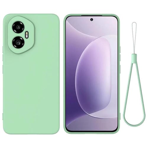 Funda Silicona Líquida Honor 300 a Prueba de Golpes Pure Color (Verde)