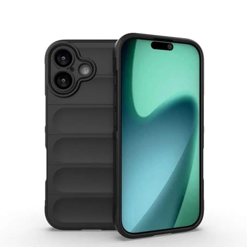 Funda de TPU + franela Magic Shield para iPhone 17 (negra)