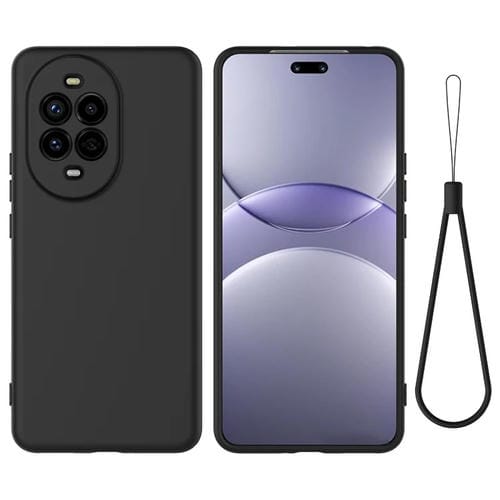 Funda Protectora Silicona Líquida Huawei Nova 13 Pro Cobertura Total (Negro)