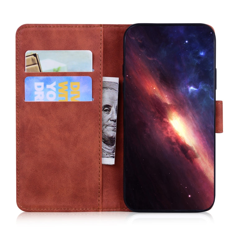 Funda de Cuero con Tapa para OnePlus Nord Ce4 5G Tiger Embossed Pattern (Marrón)