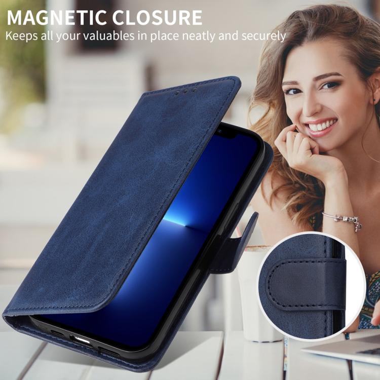 Funda Piel Sintética con Tapa OnePlus 13R/Ace 5/Ace 5 Pro (Azul)