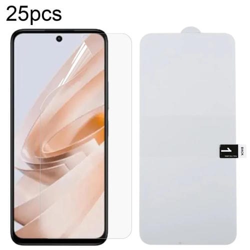 Protector de pantalla completo a prueba de explosiones para Xiaomi Poco M7 Plus 5G (25 unidades)