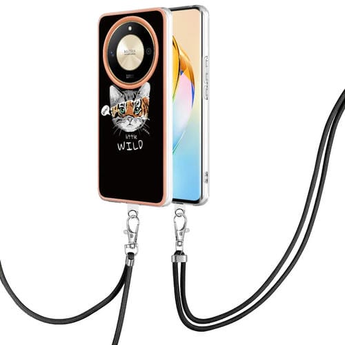 Funda para Teléfono Honor X9B con IMD Doble Cara Galvanizada y Cordón (Crecimiento Natural)