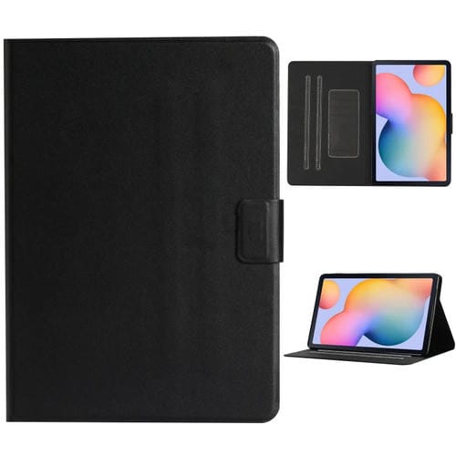 Funda para Tablet Samsung Galaxy Tab A 10.1 2019 T510 T515 Cuero Tapa Horizontal Ranuras y Soporte (Negro)