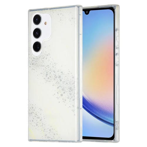 Estuche para Teléfono Samsung Galaxy A34 5G Imd Mármol Doble Cara (Blanco)