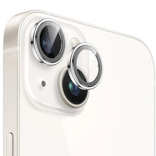 Película de Vidrio Momax Eagle Eye para Lente iPhone 15/15 Plus Cubierta Completa (Plateado) - MOVILSTORE