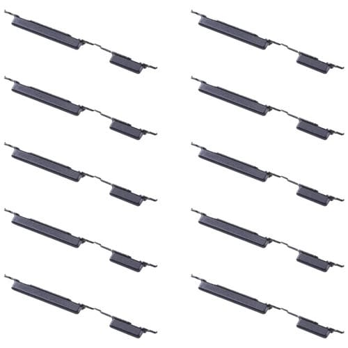 Botões de Energia e Volume Samsung Galaxy A10e SM-A102 (Preto) - Pacote de (10 Peças)