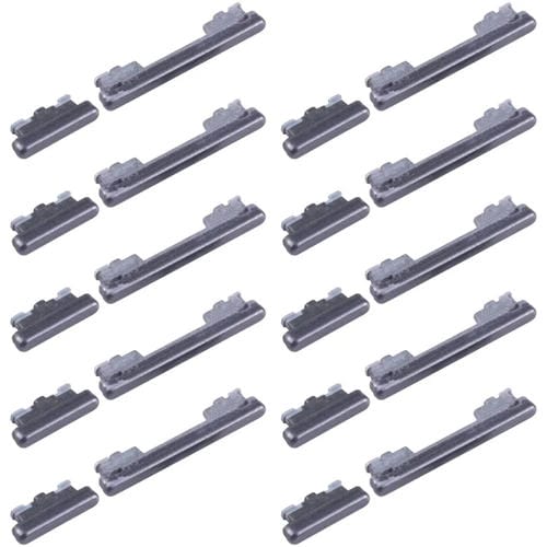 Einschalttaste und Lautstärke Samsung Galaxy S21 FE 5G SM-G990 (10 Stück) (Schwarz)