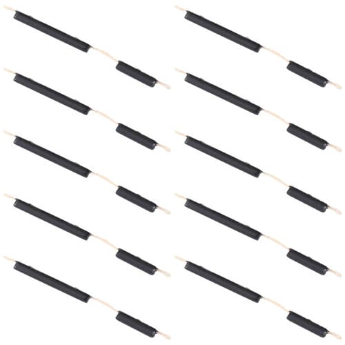 Botões de Energia e Volume Samsung Galaxy A11 SM-A115 (10 Peças) (Preto)