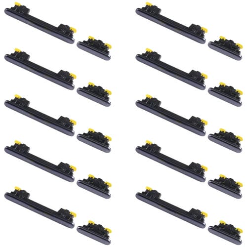 Boutons d'alimentation et de volume Samsung Galaxy A73 5G SM-A736 (Noir) - Pack de (10 pièces)