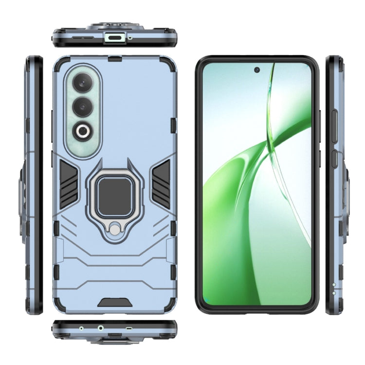 Funda para OnePlus Nord Ce4 5G con Soporte PC + TPU a Prueba de Golpes (Azul Marino)
