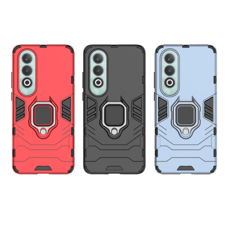 Funda para OnePlus Nord Ce4 5G con Soporte PC + TPU a Prueba de Golpes (Azul Marino)