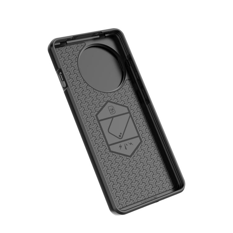 Funda para Teléfono OnePlus Ace 5/Ace 5 Pro con Soporte y Carcasa Deslizante TPU y PC (Azul)