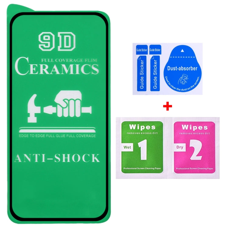 Película de Cerámica para iPhone 15 Pro / 15 9D con Pegamento Completo de Pantalla (25 Piezas) - MOVILSTORE