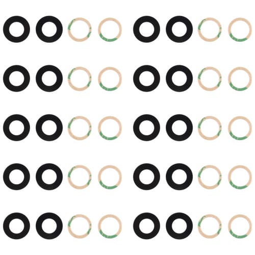 Lot di 10 Lenti Fotocamera Posteriore Samsung Galaxy A04 SM-A045F