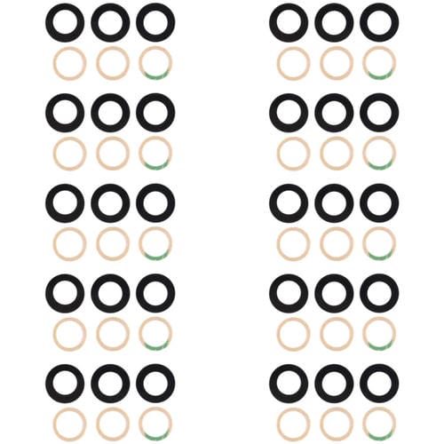 Obiettivo della fotocamera posteriore Samsung Galaxy A04s SM-A047F (10 pezzi)