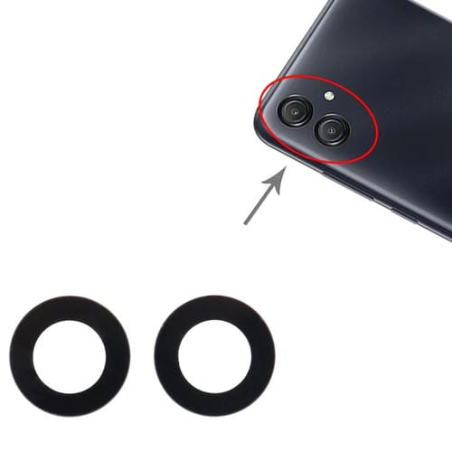 Obiettivo della fotocamera posteriore Samsung Galaxy A04E (10 pezzi)