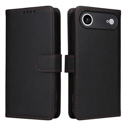 Funda BETOPNICE BN-005 2 en 1 desmontable de imitación de cuero genuino para iPhone 17 Air (negro)