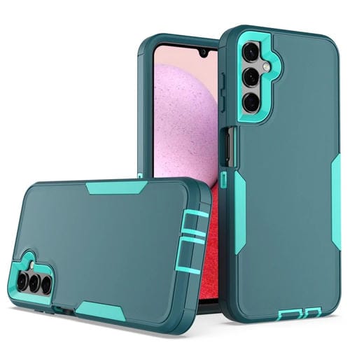 Funda para Samsung Galaxy A14 5G 2 en 1 Magnética PC + TPU (Azul + Azul Verde)