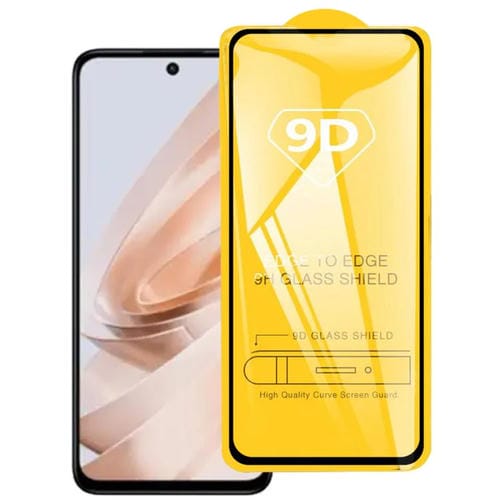 Película de vidrio templado con pegamento completo 9D para Xiaomi Poco M7 Plus 5G