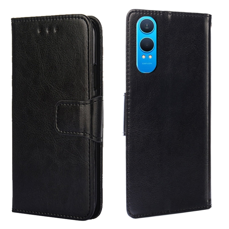 Funda Cuero Textura Cristal OnePlus Nord Ce 4 Lite 5G (Negra)