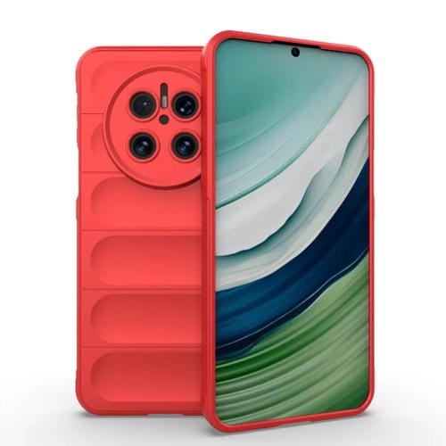 Funda TPU + Franela con Protección Mágica para Huawei Mate 70 5G (Roja)