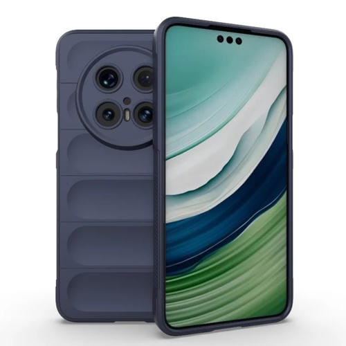 Funda TPU y Franela con Protección Mágica para Huawei Mate 70 Pro 5G (Azul Oscuro)