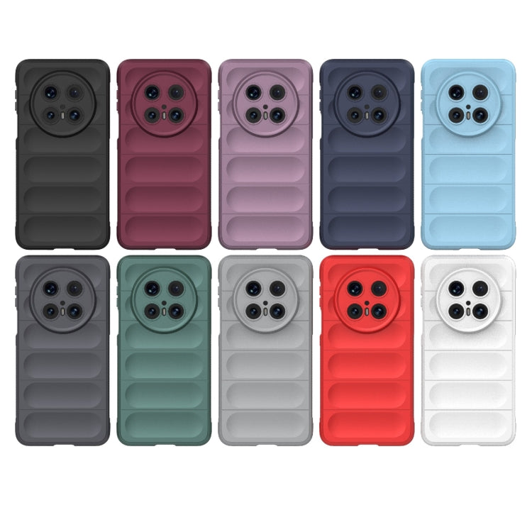 Funda TPU + Franela con Protección Mágica para Huawei Mate 70 Pro 5G (Rojo Vino)