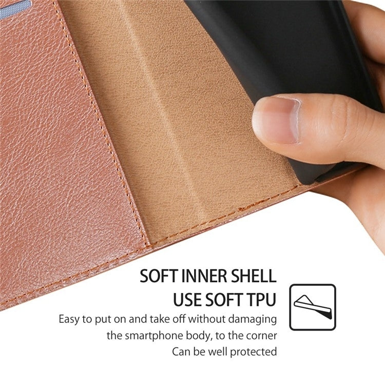 Funda de Cuero Magnética OnePlus Nord Ce 4 Lite 5G Acabado Brillante (Oro Rosa)