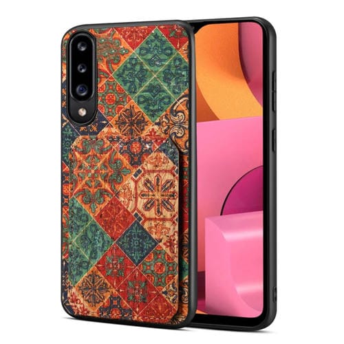 Estuche para teléfono Samsung Galaxy A20S con ranura para tarjeta dual (Azul Invierno)