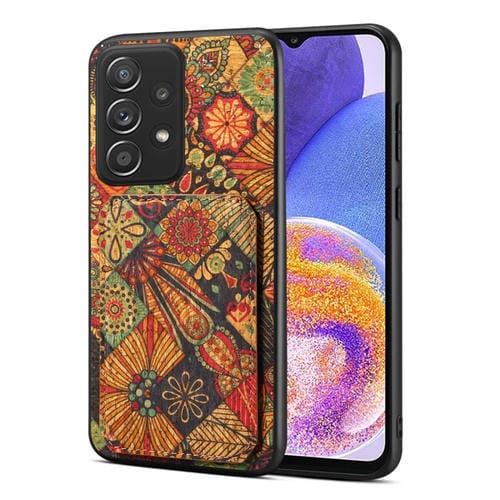 Funda para Teléfono Samsung Galaxy A23 con Ranura para Tarjeta Dual (Amarillo Otoño)