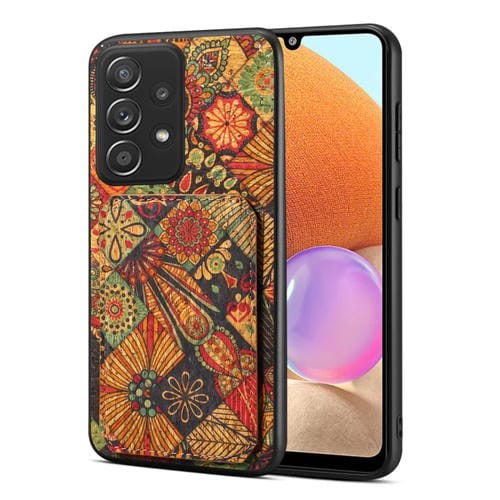 Funda para Teléfono Samsung Galaxy A32 con Ranura para Tarjeta Dual (Amarillo Otoño)