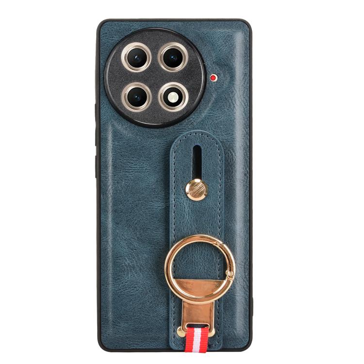 Funda de Cuero con Correa para la Muñeca Tecno Camon 30S/30S Pro (Azul)