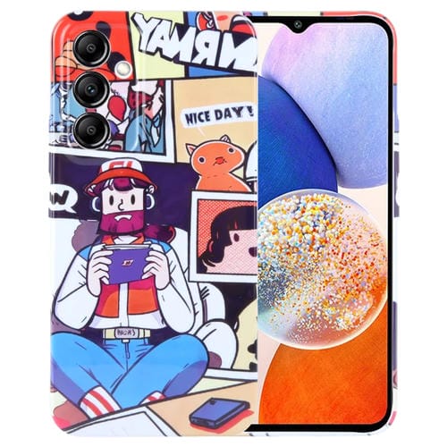 Funda para Teléfono Samsung Galaxy A14 5G con Orificio Preciso PC Patrón Pintado (Vacationer)