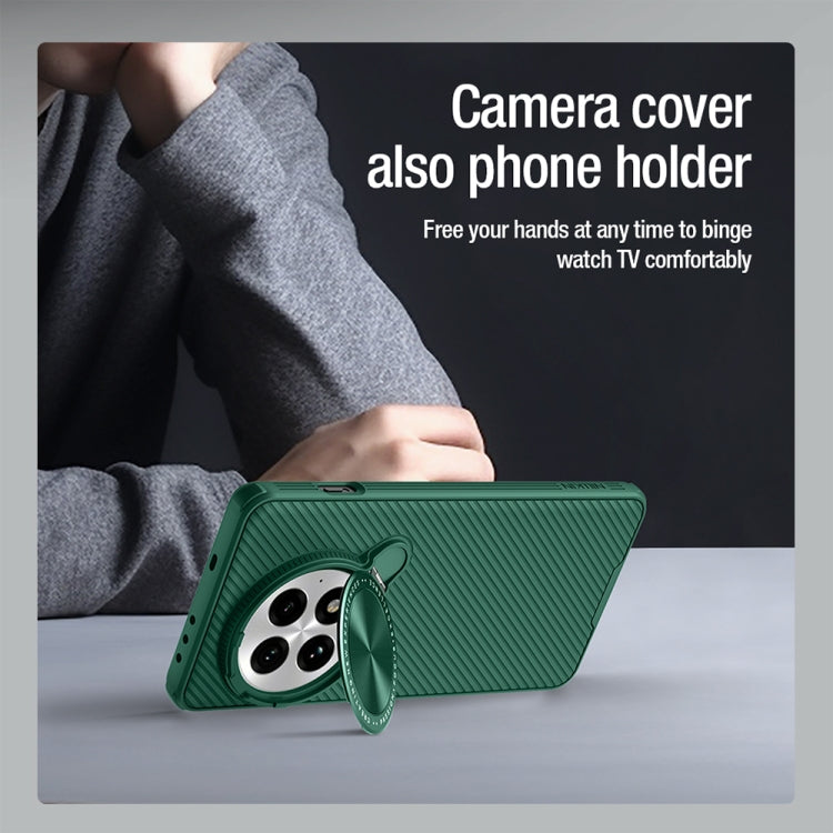 Funda para Teléfono Nillkin Camshield Prop Magsafe con Soporte Magnético para OnePlus 13 (Verde)