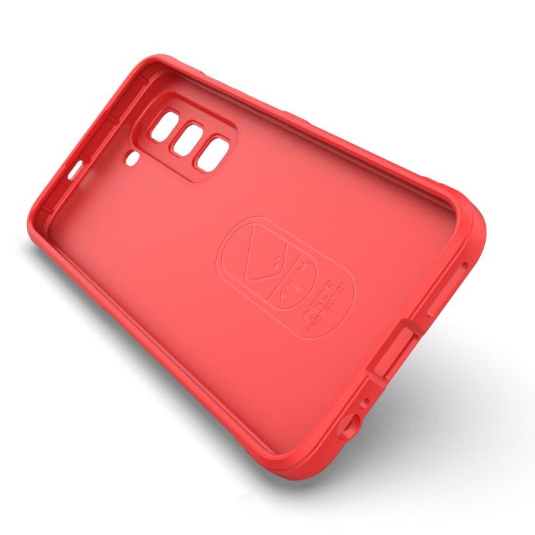 Funda TPU y Franela con Protección Mágica Global para Infinix Hot 50 Pro 4G (Morada)