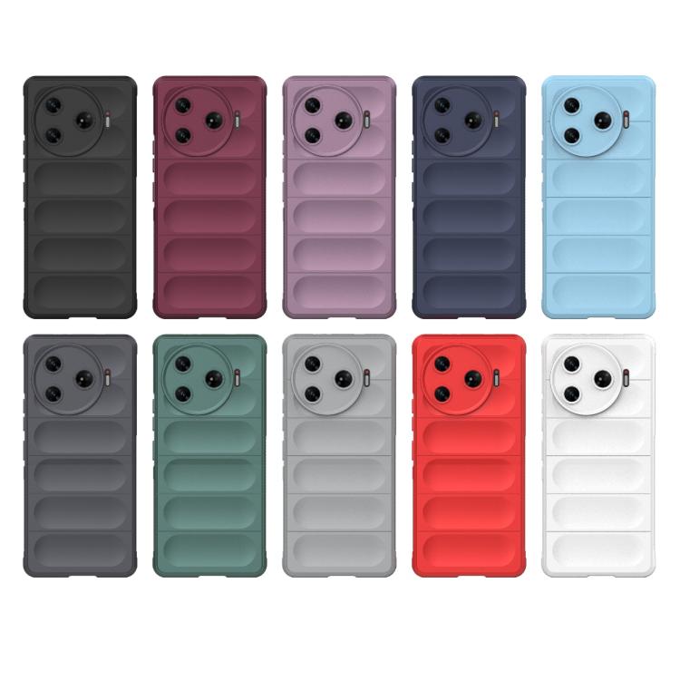 Funda TPU + Franela Tecno Camon 30 Pro 5G Protección Mágica Global (Gris)