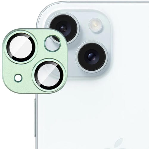 Película Protectora de Cámara Imak Metal Armor para iPhone 15/15 Plus (Verde) - MOVILSTORE