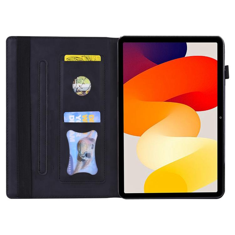 Funda de cuero a prueba de golpes para tableta Xiaomi Redmi K Pad (negra)