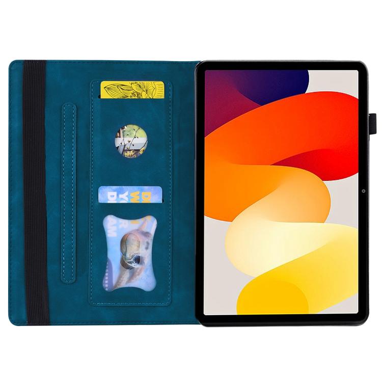 Funda de cuero a prueba de golpes para Xiaomi Redmi K Pad (azul)