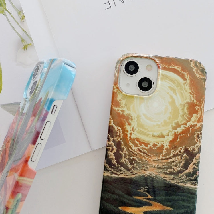 Funda para iPhone 16 Plus PC Phone Case Barniz de Agua Stick (Cactus)
