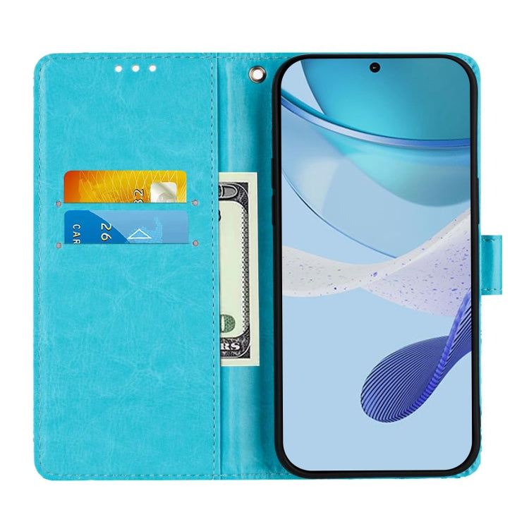 Funda de Cuero para OnePlus Nord N10 5G con Patrón de Colores y Tejido Liso (Ondas y Sol)