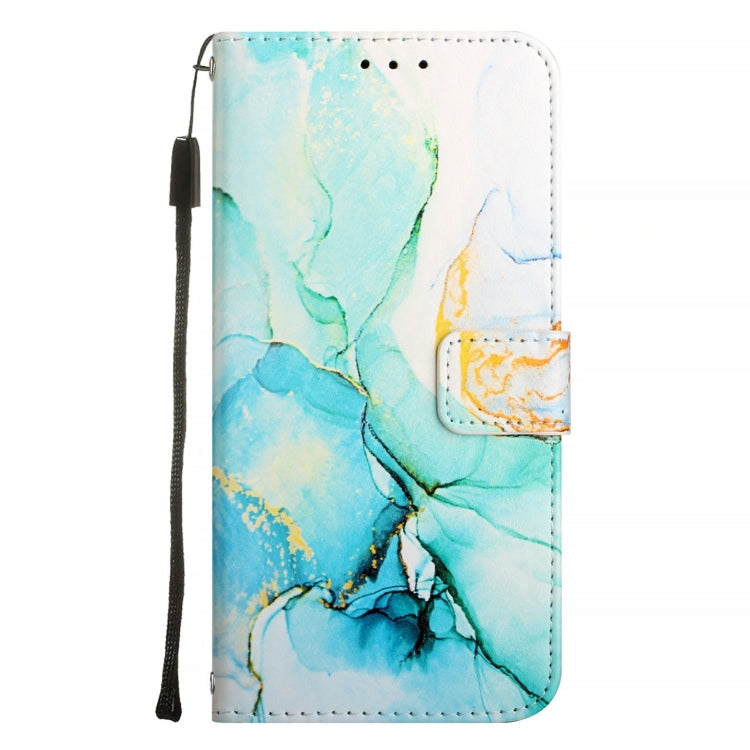 Funda de Cuero con Tapa y Diseño Mármol Pt003 para OnePlus Nord N10 5G (Verde)