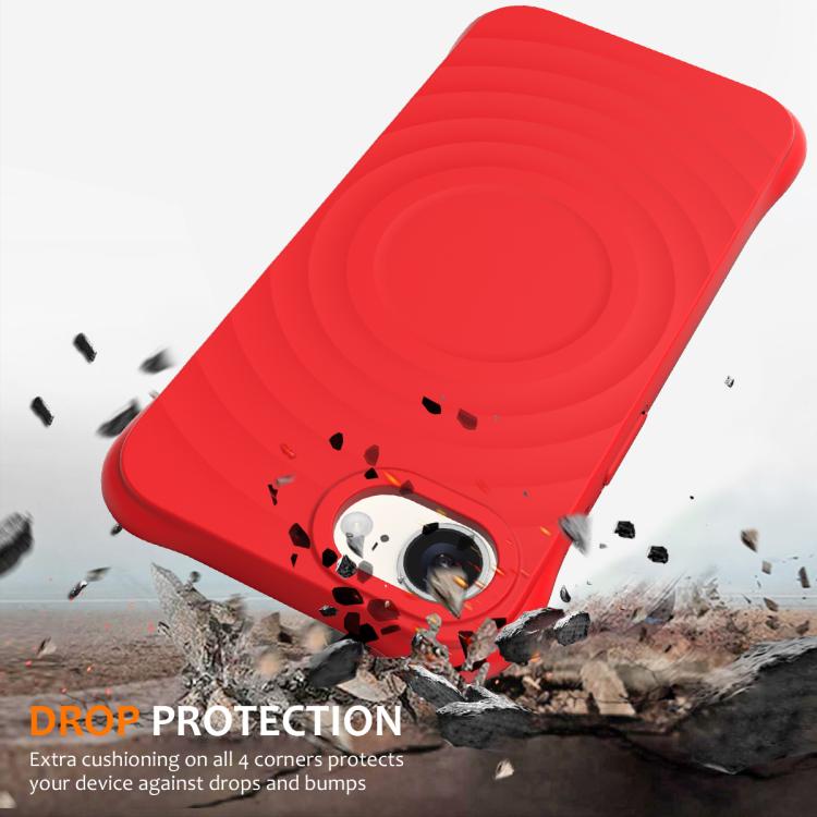 Funda de Silicona Líquida Magnética Magsafe para iPhone 16E (Roja)