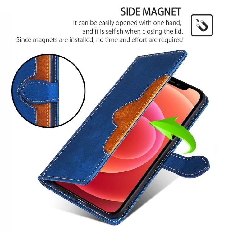 Funda de Cuero con Hebilla Magnética para Itel P65 (Azul) con Tacto Agradable