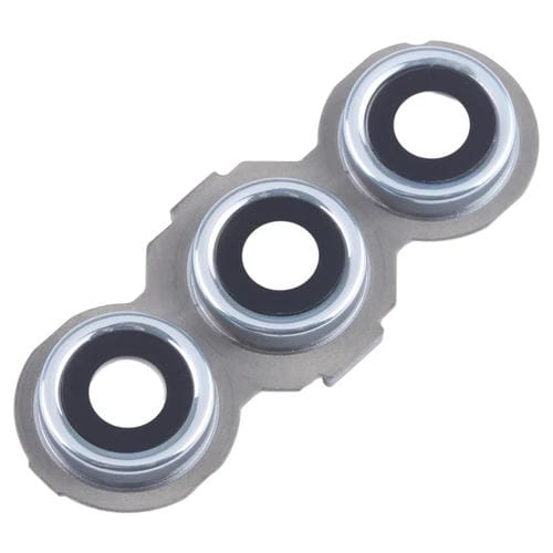 Tampa da Lente da Câmara Traseira Samsung Galaxy M55 SM-M556 (10 Peças) (Prateada)