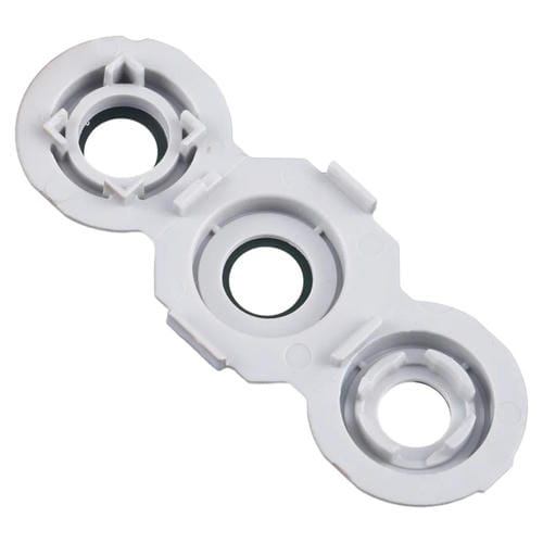 Tampa da Lente da Câmara Traseira Samsung Galaxy M55 SM-M556 (10 Peças) (Prateada)